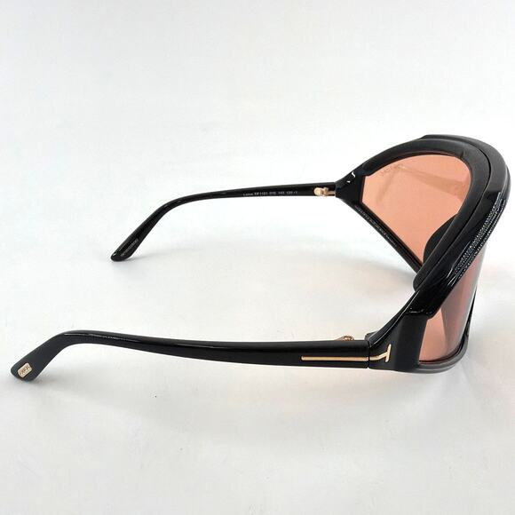 Tom Ford Black Amber Lorna FT 1121 01E Ski Shield Sunglasses - Picture 10 of 15